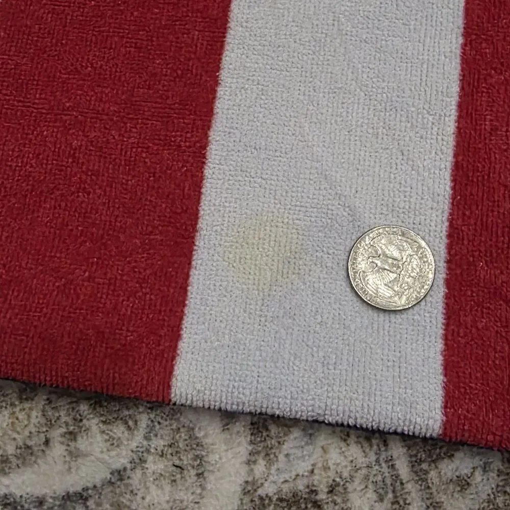 Vintage Tommy Hilfiger American Flag Beach Towel 90s Stars Stripes Cotton